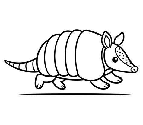 Armadillo Coloring Page