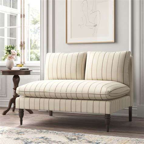 Armless Settee Dining