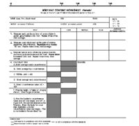 Army Body Fat Worksheet