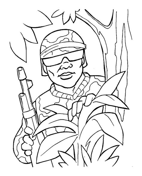 Army Coloring Pages Printable