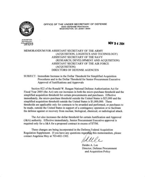 Army Decision Memorandum Format
