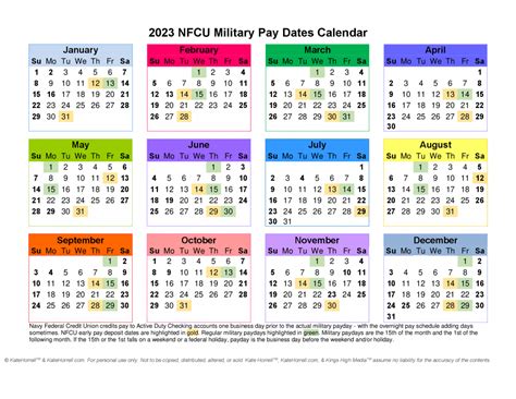 Army Holiday Calendar