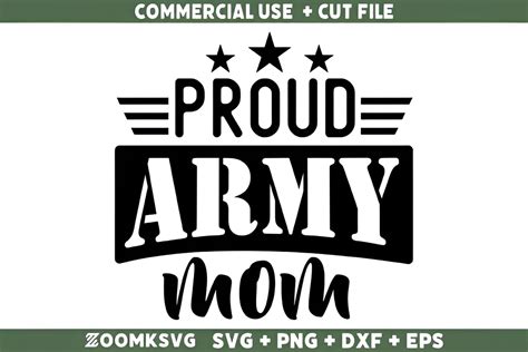 Cherish Your Army Mom Status with Our Exclusive and Eye-Catching Army Mom Svg Designs!