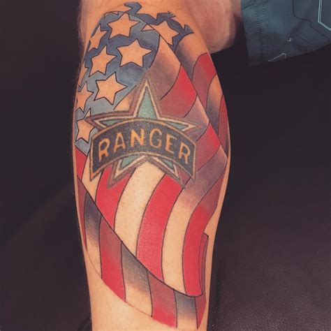 Army Ranger badge. Tattoo by Andre Gachet Yelp