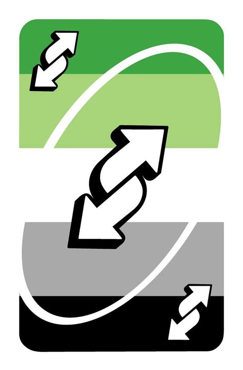 Aromantic Uno Reverse Card