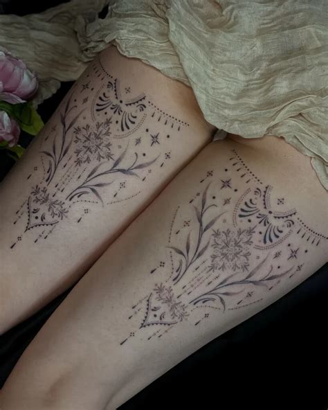 Around The Thigh Tattoos