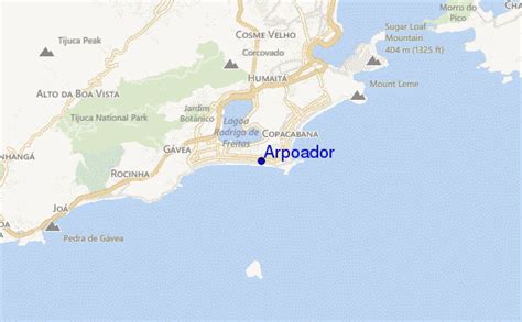 Arpoador location