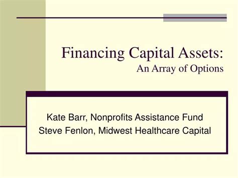 Array of Financing Options