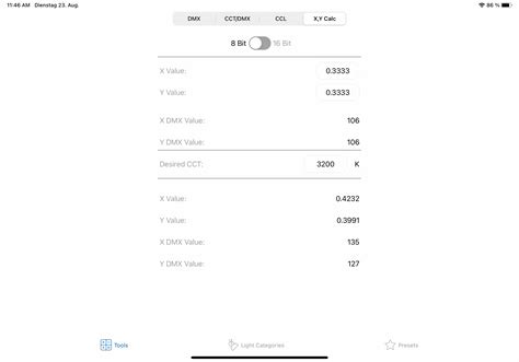 Arri Data Calculator