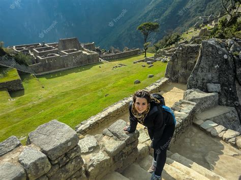 Arriving at Machu Picchu