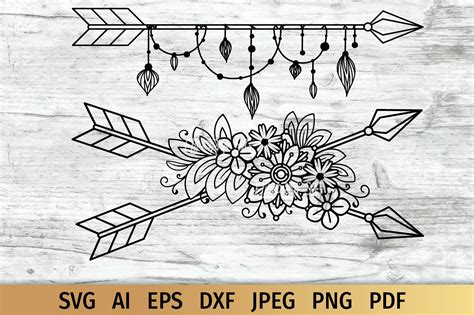 Download Arrow Boho Style SVG File - SVG Design Images