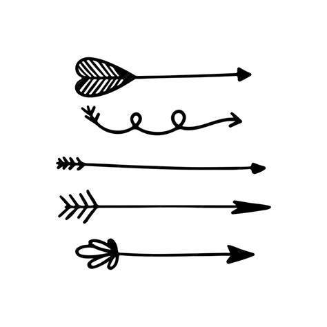 Download Arrows - Hand Drawn Arrows - Boho... Cricut SVG For Crafts