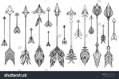 Download Arrows - Hand Drawn Arrows - Boho... Silhouette for Cricut