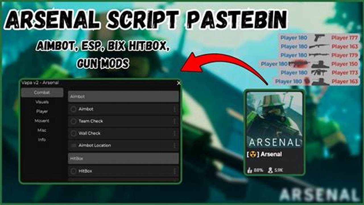 Arsenal Aimbot Script Pastebin 2025