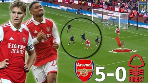 Arsenal and Nottingham Forest tactical analysis
