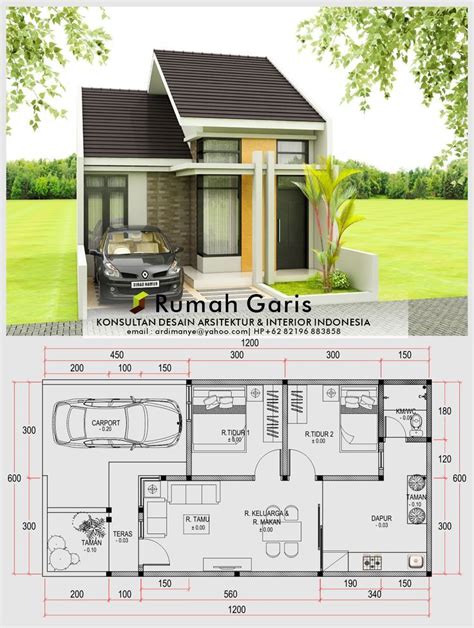 arsitek desain rumah minimalis 6x12
