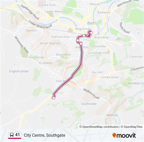 Art 41 Bus Route Map