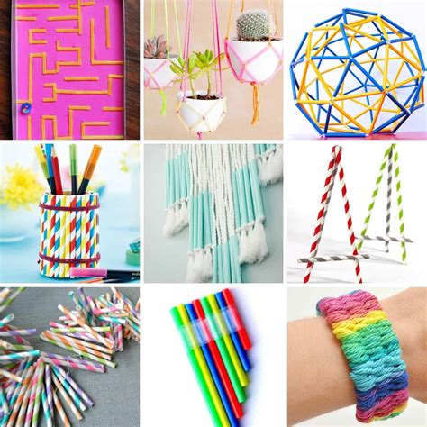 Art And Craft With Straw
