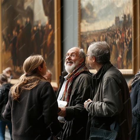 Art Expert Guide Discussing Painting