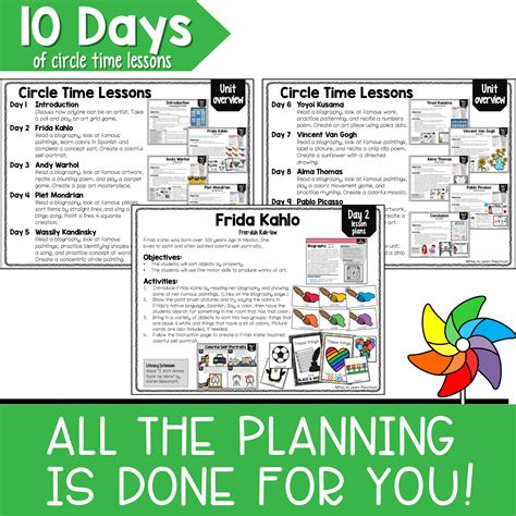 Art For Preschoolers With Lesson Plans