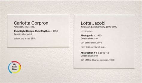 Art Gallery Labels Template - slidesharetrick