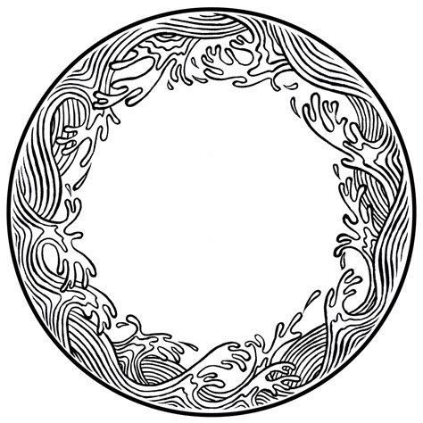 Art Nouveau Patterns Circle