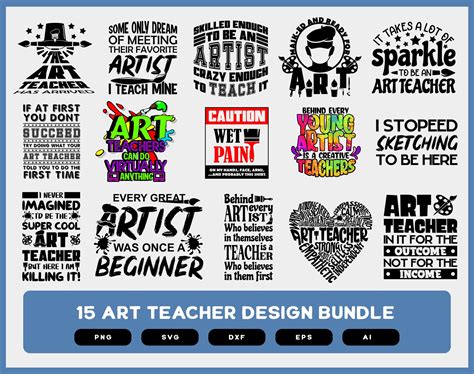 Download Art Teacher Design Bundle Files For Crafts