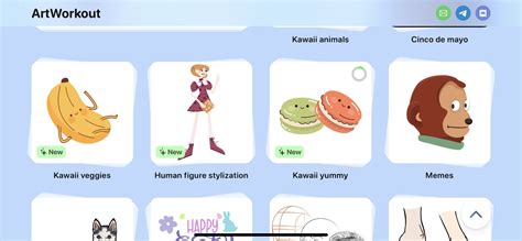 ArtWorkout: Key Features