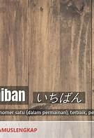 Arti Ichiban di Indonesia