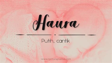 Arti Nama Haura dalam Perspektif Kesehatan di Indonesia