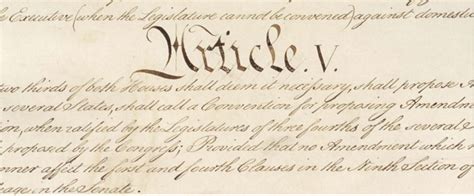 Article V Constitution