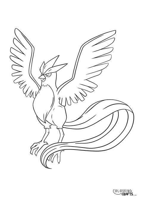 Articuno Pokemon Coloring Pages