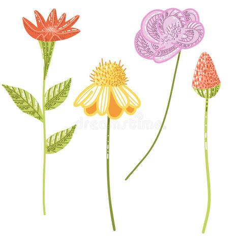 Artistic and Stylized Flower Interpretations