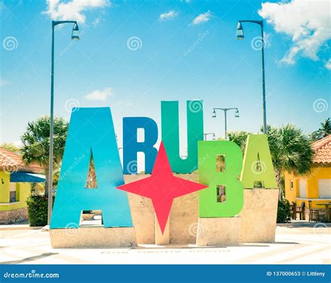 Aruba Welcome Sign