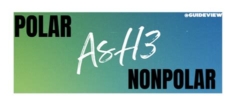 AsH3 Polarity