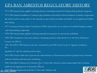 Asbestos 1977: The Landmark CPSC Ban