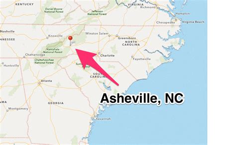 27 Map Of Asheville Nc And Surrounding Areas Maps Database Source