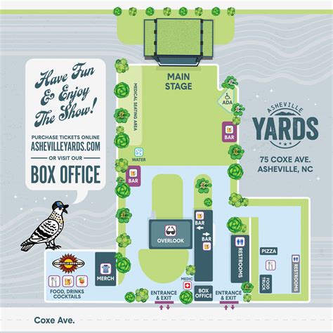 Asheville Yards Amphitheater Seating Chart