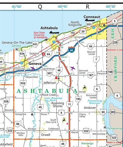 Ashtabula River Steelhead Fishing Map · DIY Fly Fishing
