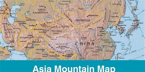 Topographic map of study region, which most of central and