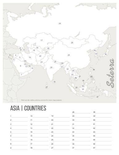 Asia Map Quiz By iteachgeography