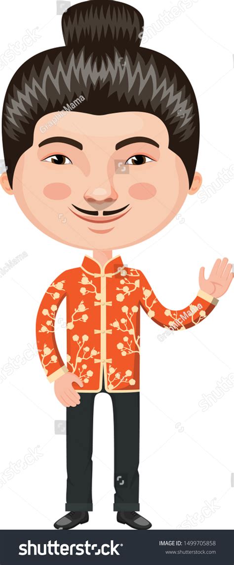 Asian Cartoon Man
