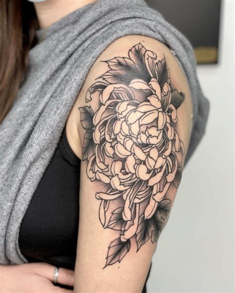 Asian Flower Tattoo