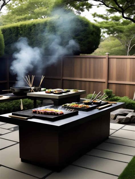 Bask in the Ultimate Al Fresco Experience with a Luxurious Asian-inspired Outdoor Kitchen
