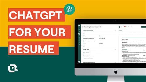 Ask ChatGPT to Write Resume Objective or Summary