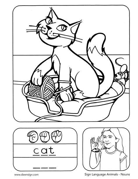 Asl Coloring Pages