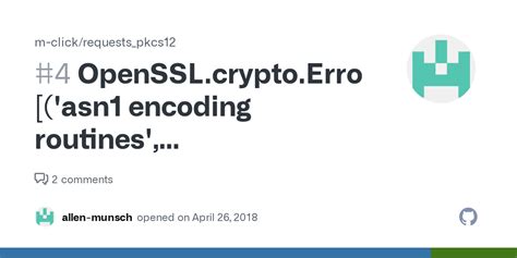 Asn1 Encoding Routines Crypto_internal Wrong Tag