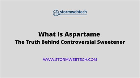 Aspartame & Your Health: Risks of Overuse