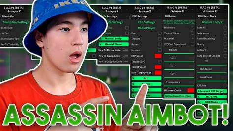 Assassin Roblox Exploit Script BAC Knife Aimbot ESP GUI (2023 