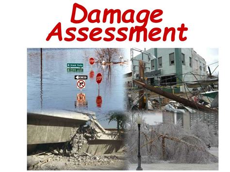 Assessing the Extent of Damage
